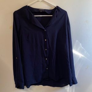 The Limited Navy Blouse - S